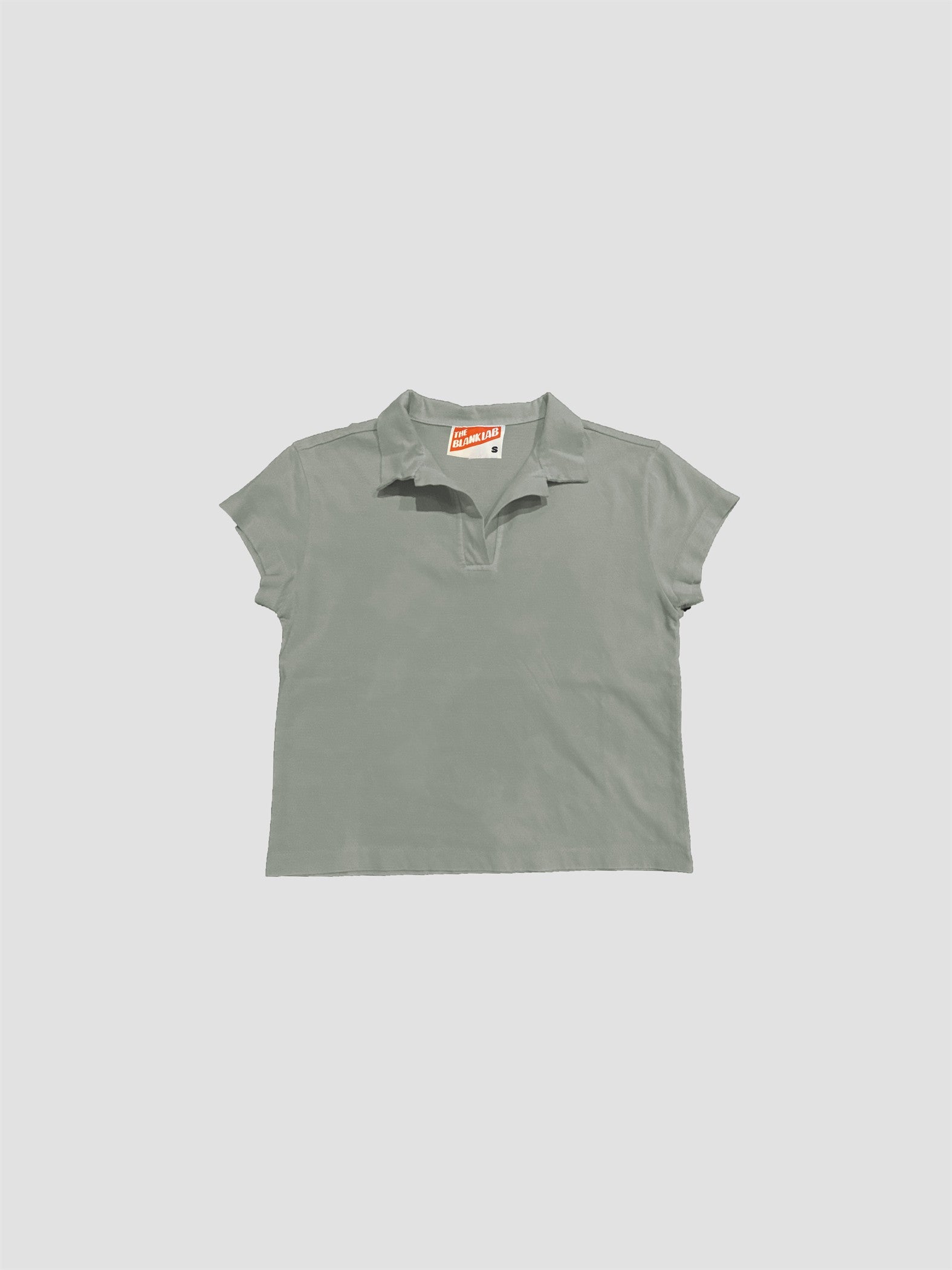 Mineral Washed Cotton Jersey Collar Tee