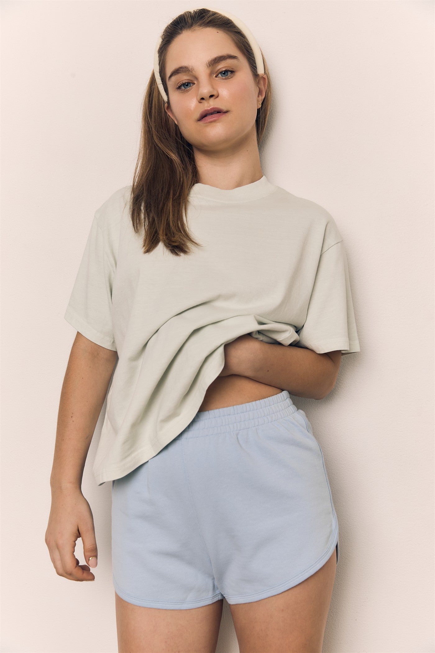 Mineral Washed Loose Fit Cotton Jersey Tee