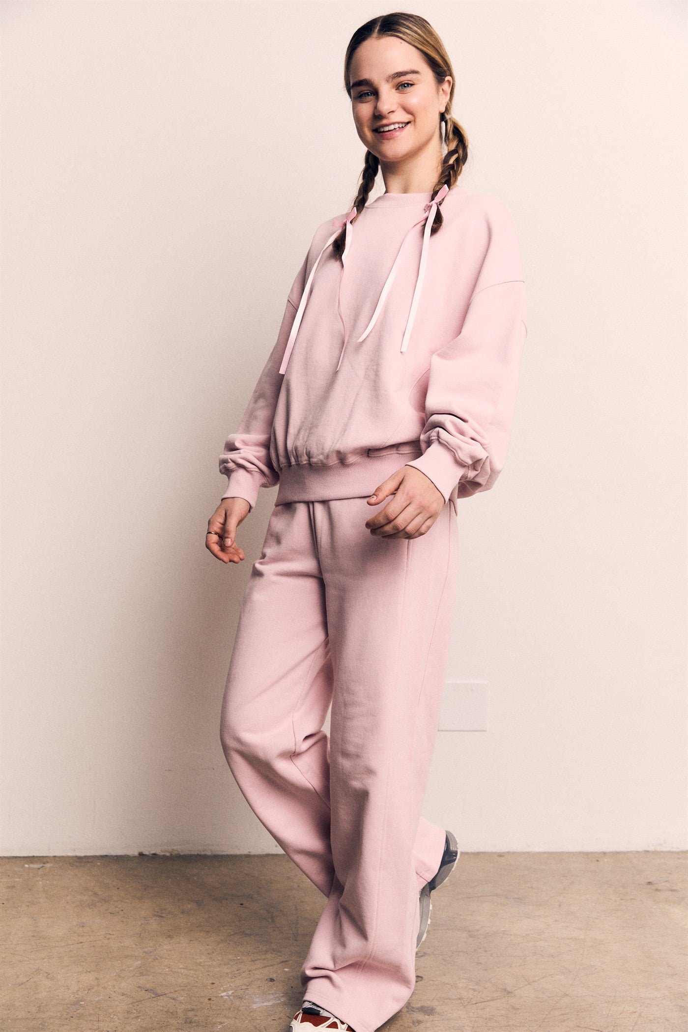 Organic Cotton Terry Drop Shoulder Oversized Sweatshirt