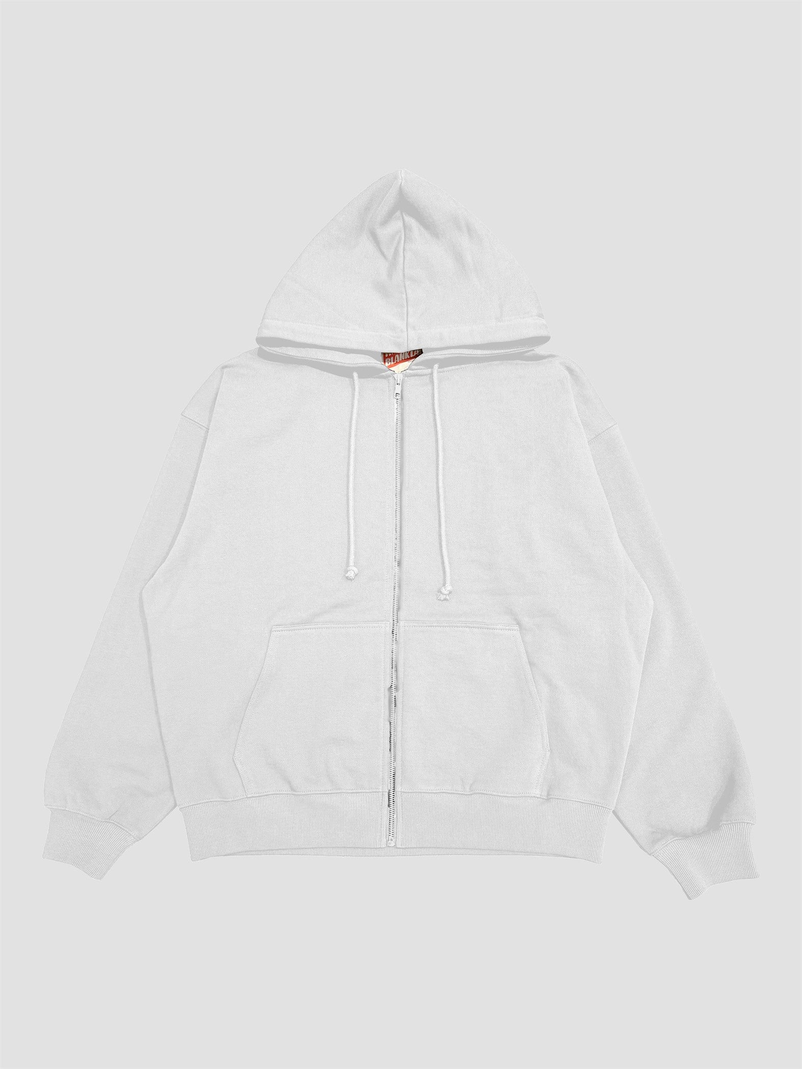 Organic Cotton Terry Oversized Zip Up Hood