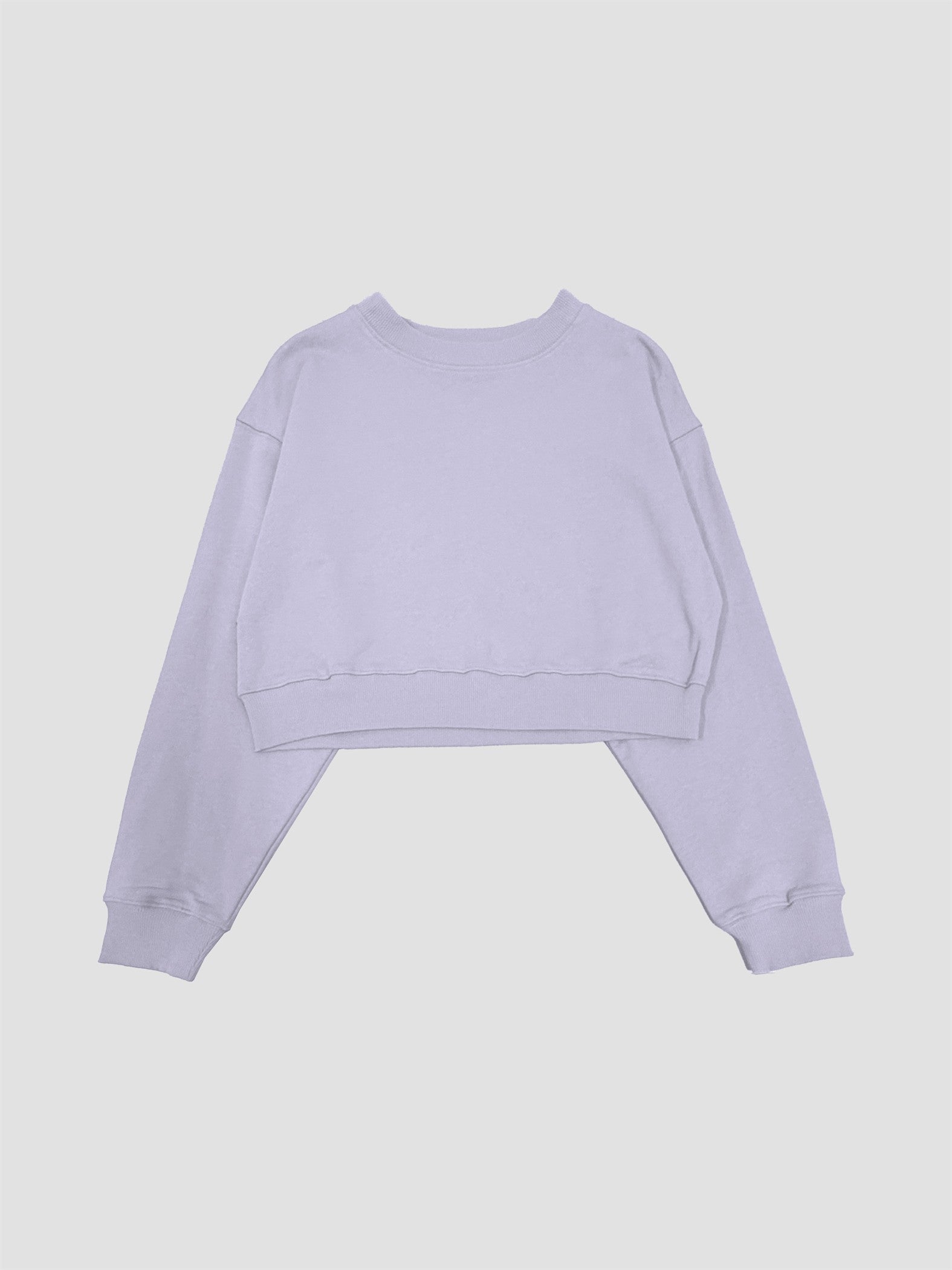Organic Cotton Cropped Crewneck