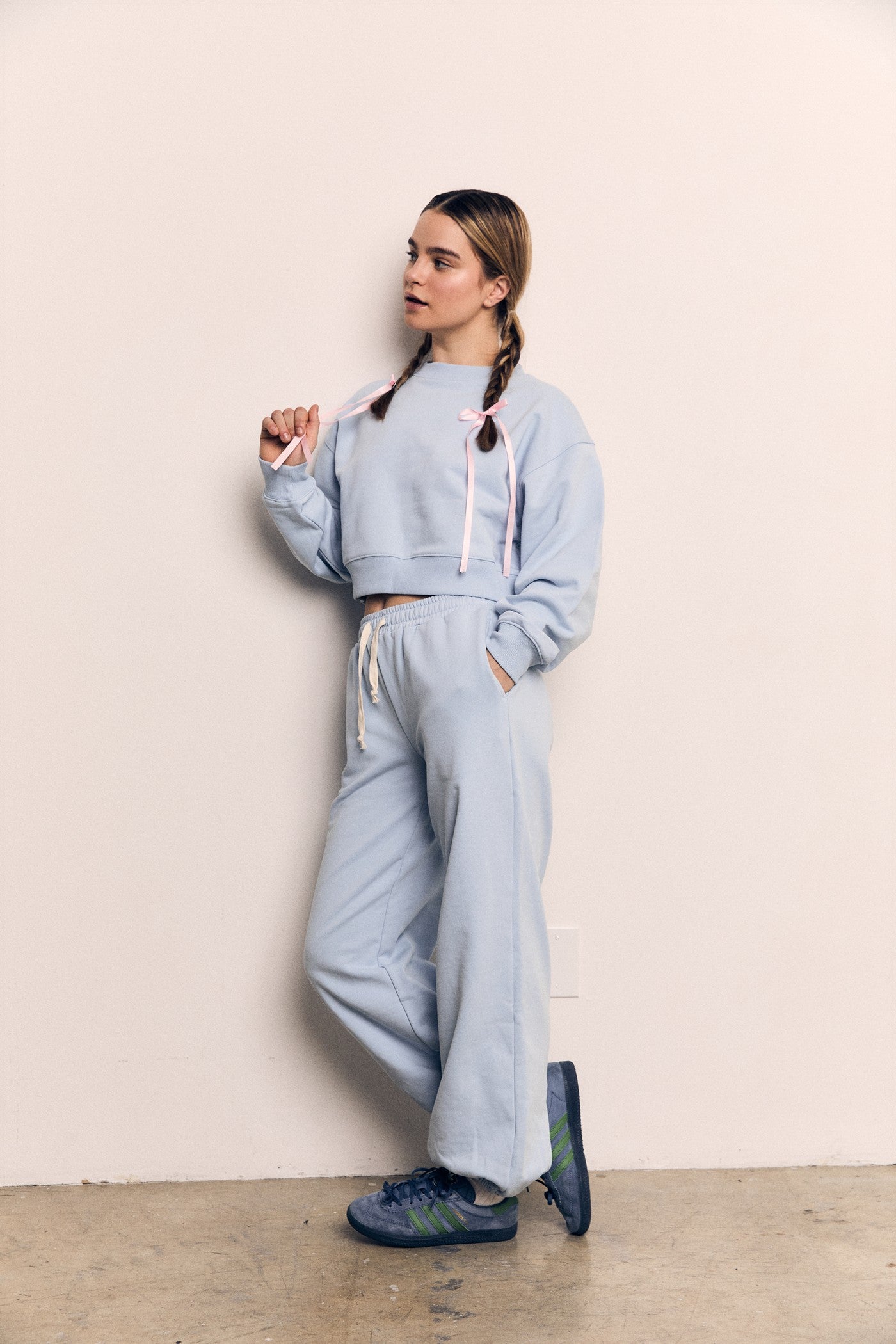 Organic Cotton Cropped Crewneck