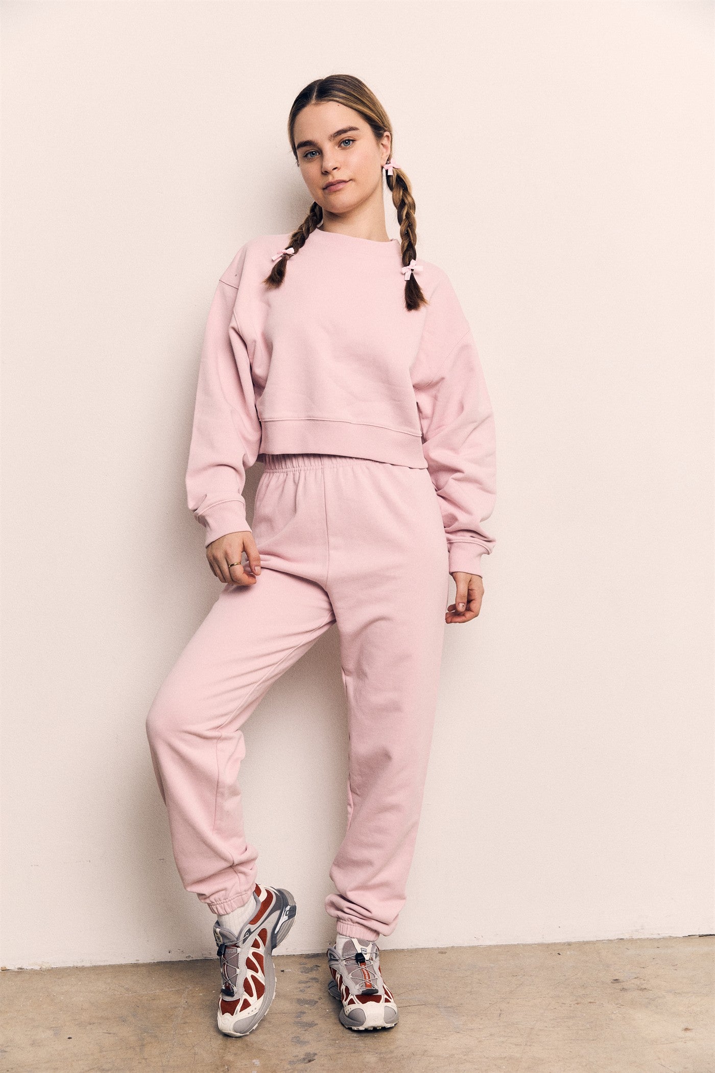 Organic Cotton Cropped Crewneck