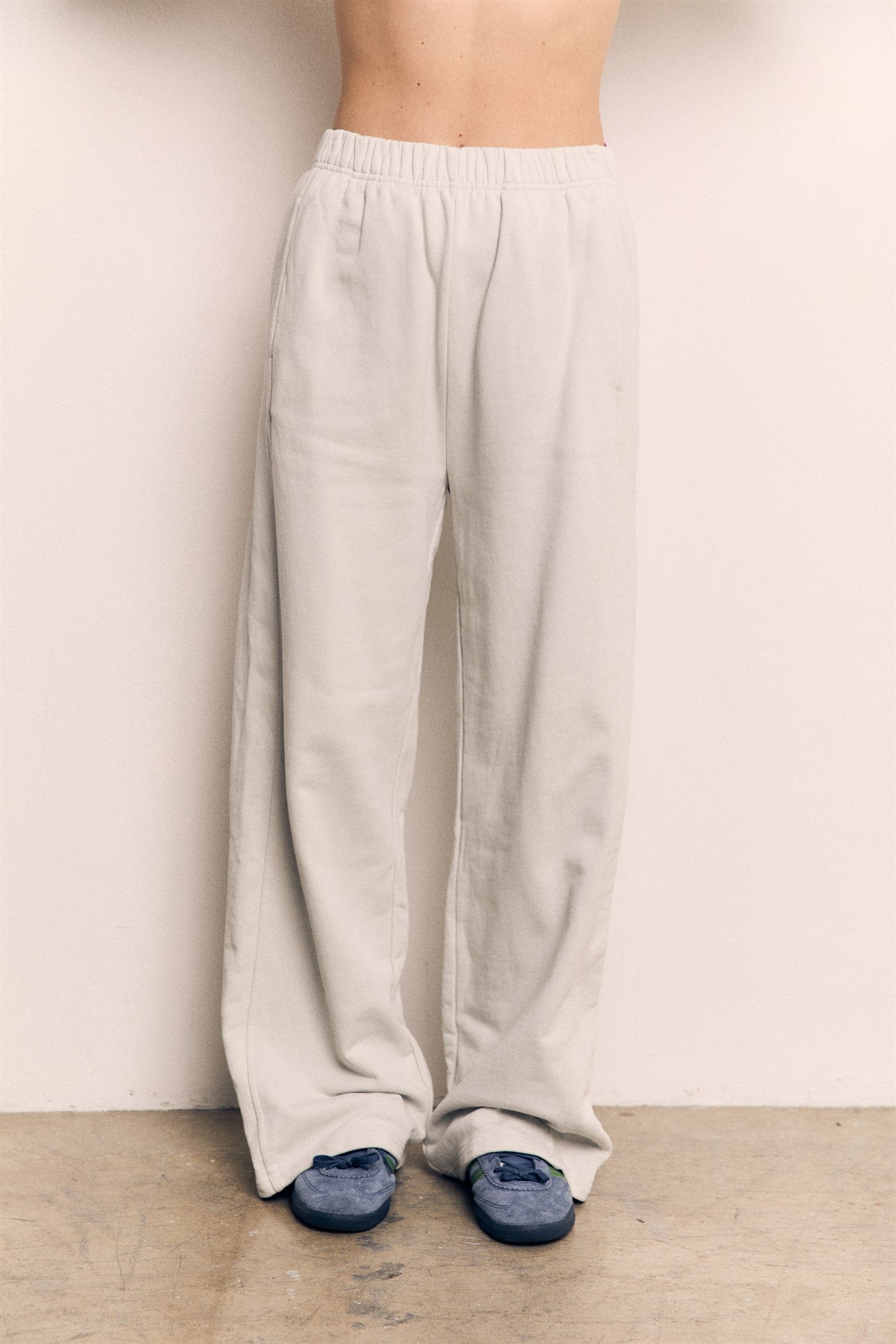 Organic Cotton Terry Wide Pants