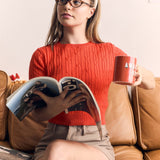 LIGHT WEIGHT SHORT SLEEVE SWEATER