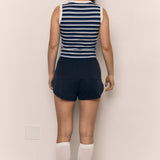 STRIPED BASIC SLEEVELESS TOP