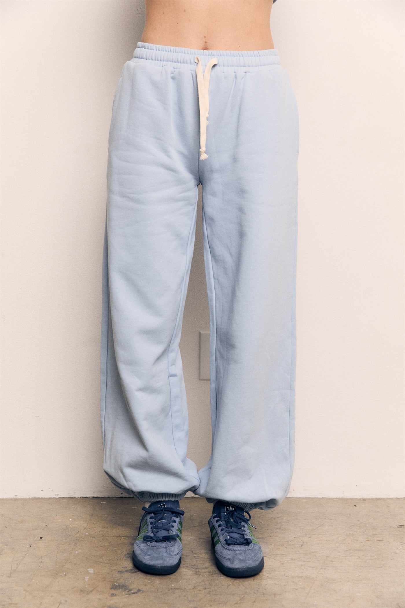 Organic Cotton Terry Wide Jogger Pant