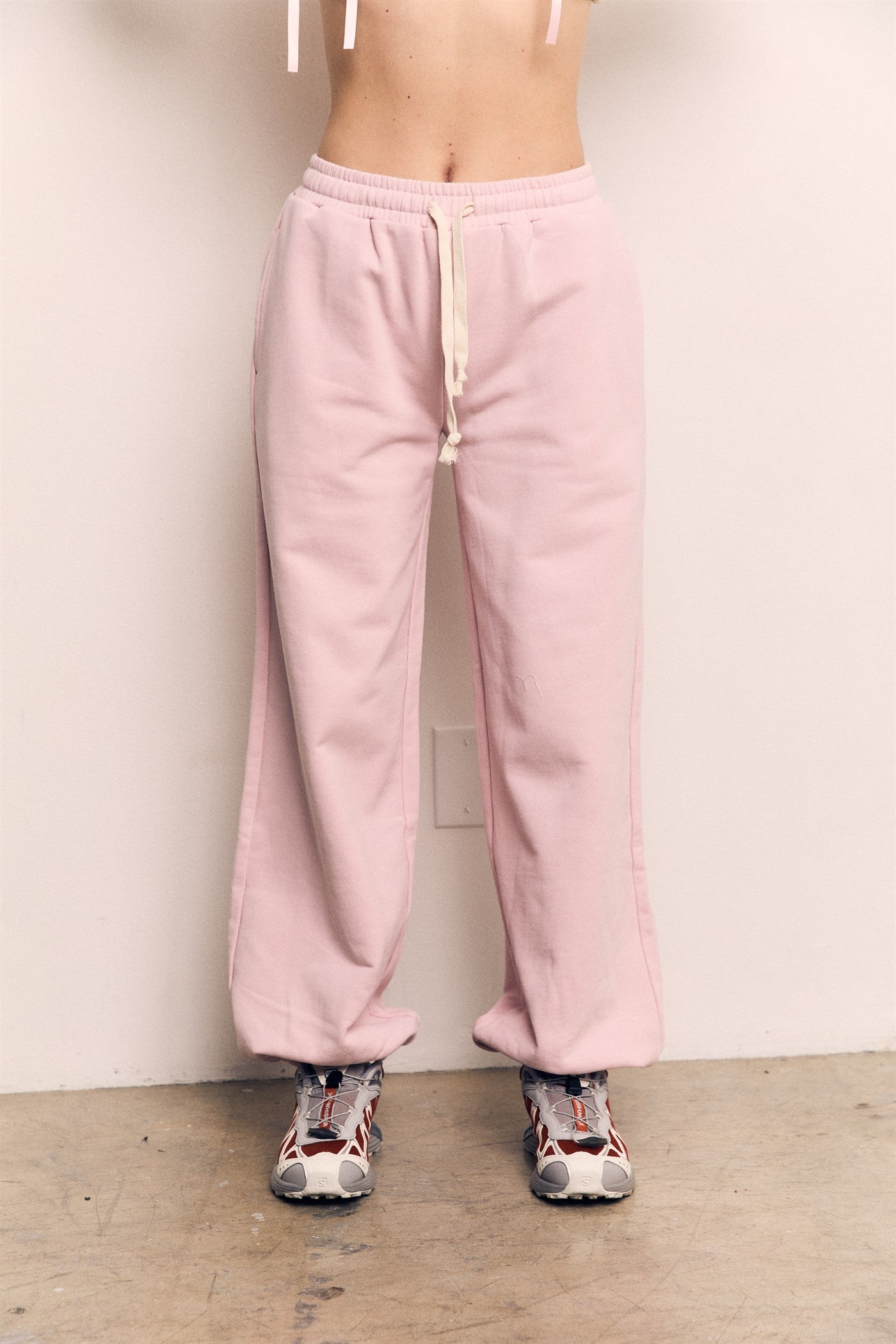 Organic Cotton Terry Wide Jogger Pant