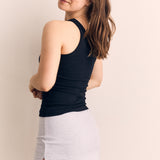 RIB MANGO SLEEVELESS TOP