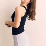 RIB MANGO SLEEVELESS TOP