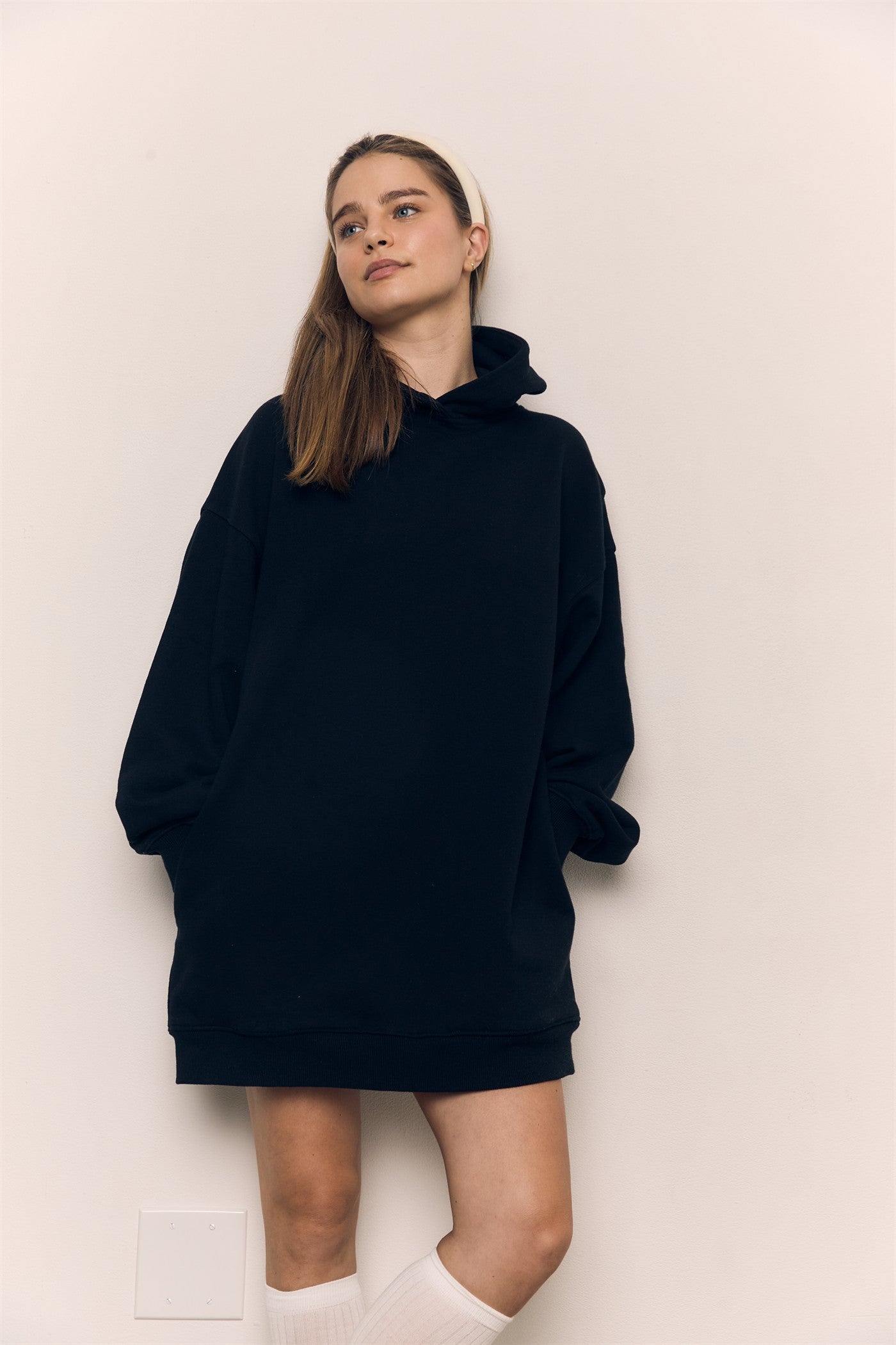 Organic Cotton Terry Hoodie Dress
