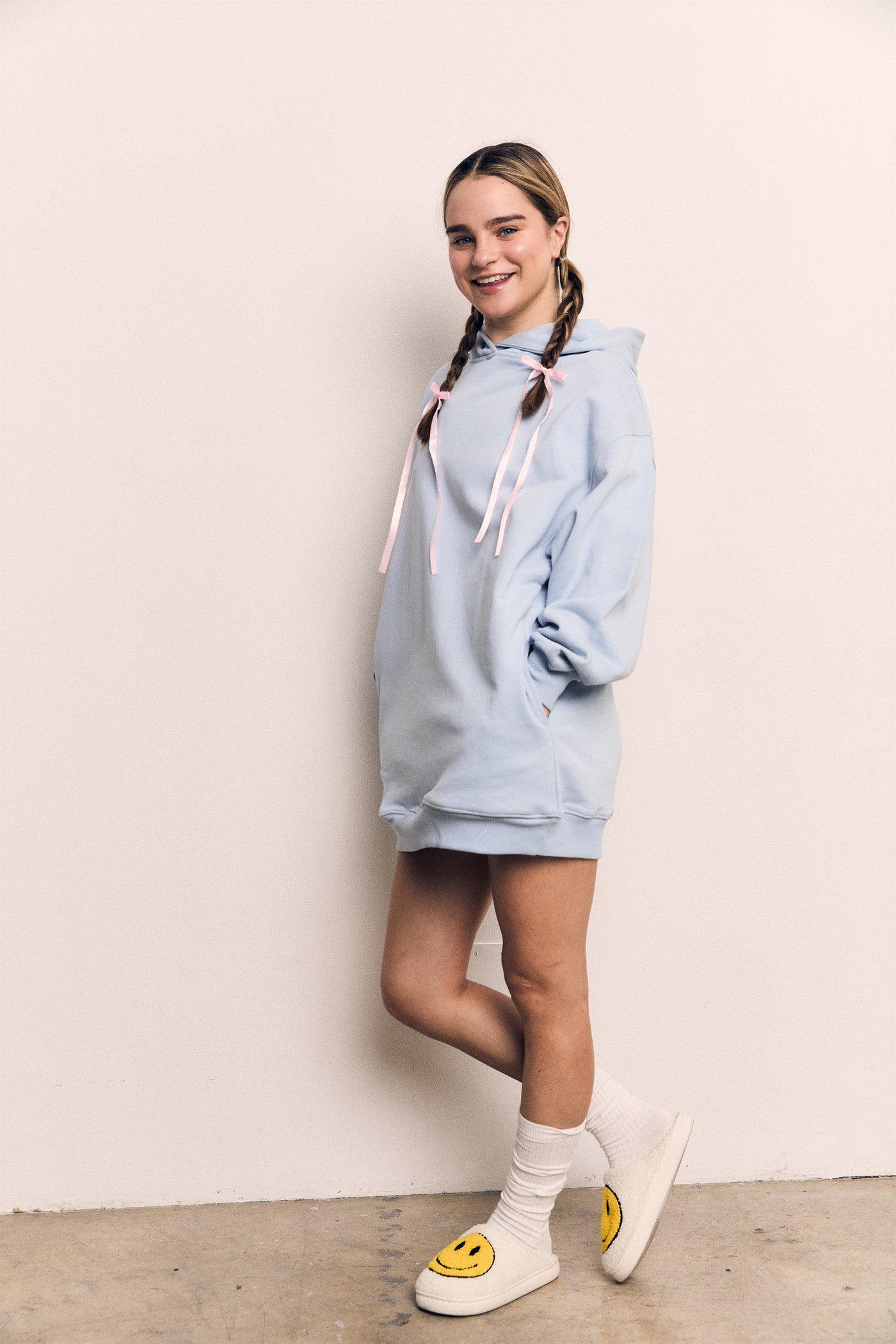 Organic Cotton Terry Hoodie Dress