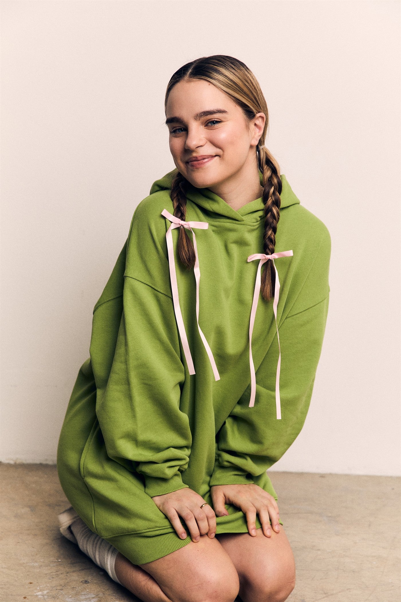 Organic Cotton Terry Hoodie Dress