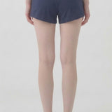 WASHED SOFT COTTON DRAWSTRING SHORT