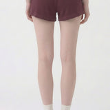 WASHED SOFT COTTON DRAWSTRING SHORT