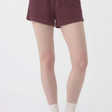 WASHED SOFT COTTON DRAWSTRING SHORT