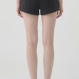 WASHED SOFT COTTON DRAWSTRING SHORT