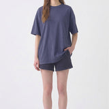 MINERAL WASHED COTTON OVERSIZED T SHIRTS