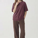MINERAL WASHED COTTON OVERSIZED T SHIRTS