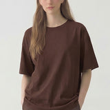MINERAL WASHED COTTON OVERSIZED T SHIRTS
