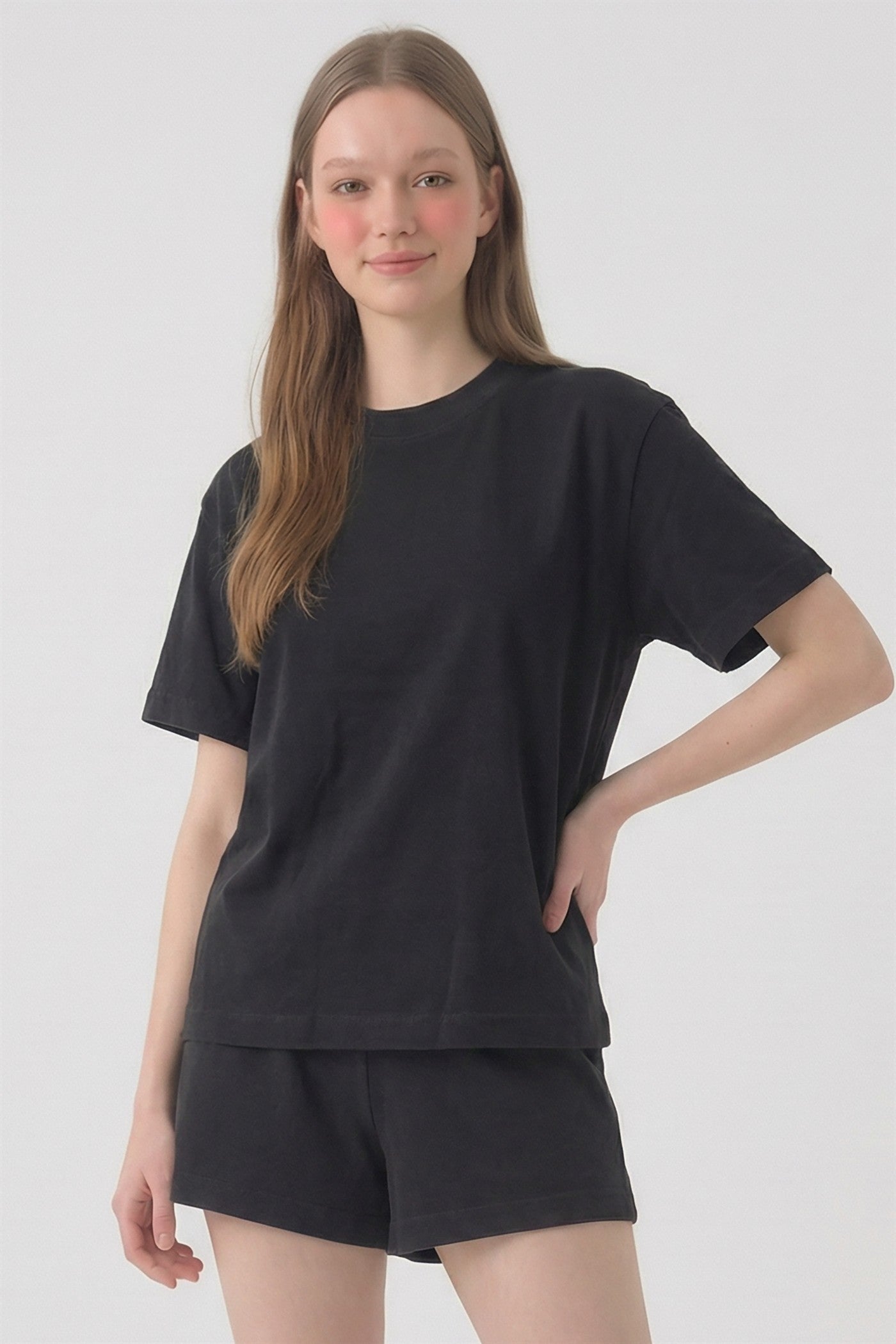 MINERAL WASHED COTTON RELAXED FIT T SHIRTS