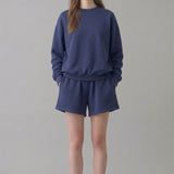 PRE SHRUNK COTTON TERRY STANDARD CREWNECK SWEATSHIRT