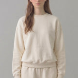 PRE SHRUNK COTTON TERRY STANDARD CREWNECK SWEATSHIRT