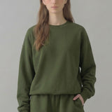 PRE SHRUNK COTTON TERRY STANDARD CREWNECK SWEATSHIRT