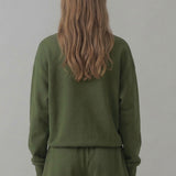 PRE SHRUNK COTTON TERRY STANDARD CREWNECK SWEATSHIRT