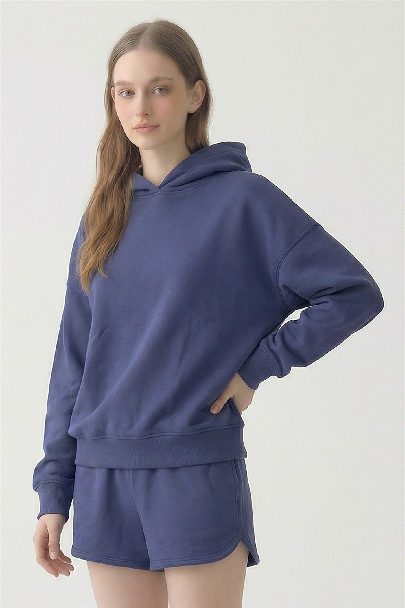 PRE SHRUNK SOFT COTTON TERRY BASIC HOODIE