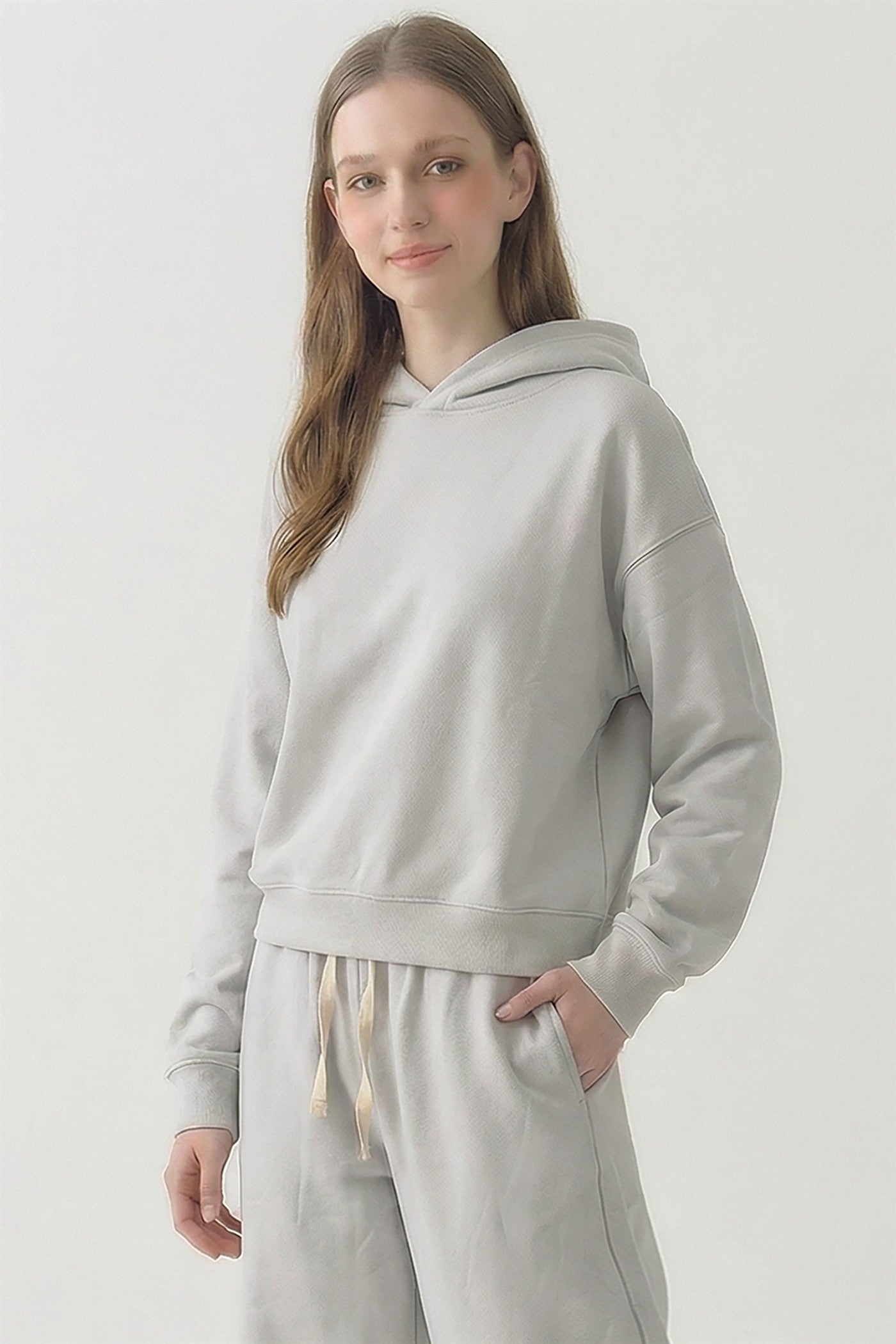PRE SHRUNK SOFT COTTON TERRY BASIC HOODIE