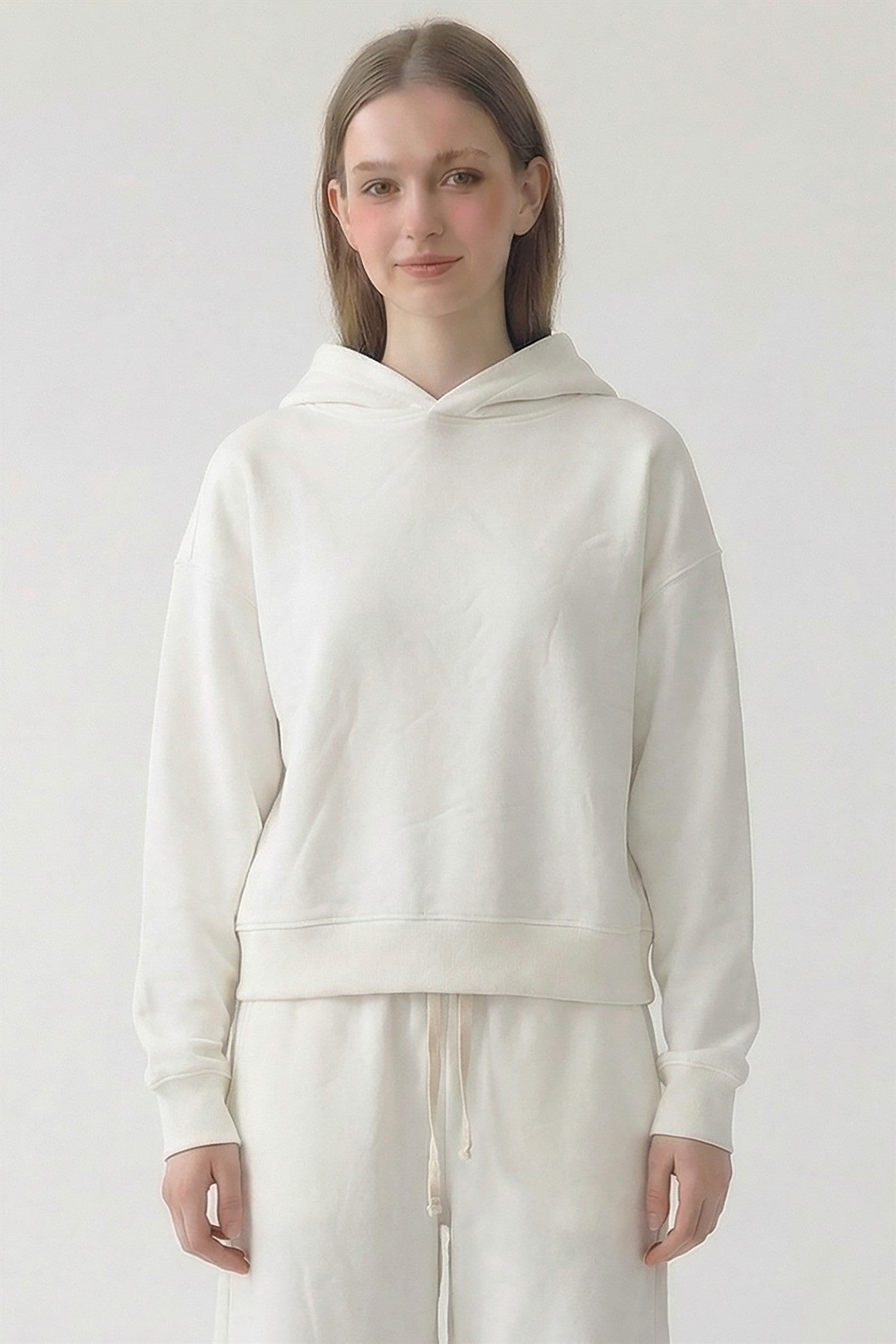 PRE SHRUNK SOFT COTTON TERRY BASIC HOODIE