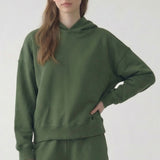 PRE SHRUNK SOFT COTTON TERRY BASIC HOODIE
