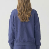 PRE SHRUNK SOFT COTTON TERRY DROPSHOULDER LOOSE CREW
