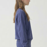 PRE SHRUNK SOFT COTTON TERRY DROPSHOULDER LOOSE CREW