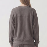SOFT WAFFLE OVERSIZED COMFY TOP