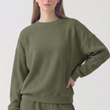 SOFT WAFFLE OVERSIZED COMFY TOP
