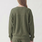 SOFT WAFFLE OVERSIZED COMFY TOP