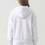 PRE SHRUNK COTTON TERRY OVERSIZED HOOD ZIPUP