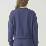 PRE SHRUNK COTTON TERRY CROPPED CREWNECK