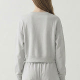 PRE SHRUNK COTTON TERRY CROPPED CREWNECK