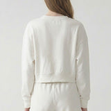 PRE SHRUNK COTTON TERRY CROPPED CREWNECK