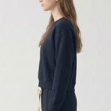 PRE SHRUNK COTTON TERRY CROPPED CREWNECK
