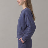 PRE SHRUNK STITCHED COTTON TERRY CARDIGAN
