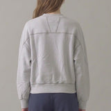 PRE SHRUNK STITCHED COTTON TERRY CARDIGAN