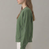 PRE SHRUNK STITCHED COTTON TERRY CARDIGAN