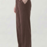 Washed Cotton Long straght pants