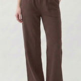 Washed Cotton Long straght pants
