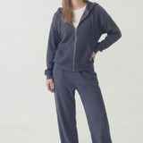 SOFT WAFFLE STRAIGHT PANTS