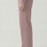 SOFT WAFFLE STRAIGHT PANTS